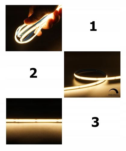 Taśma LED Neon COB 24V rolka 10m 480/m 4000K BIAŁA NEUTRALNA 10Wm 8MM na Arena.pl