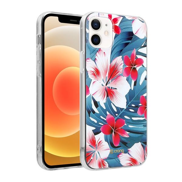 Crong Flower Case - Etui iPhone 12 Mini (wzór 03) zdjęcie 1