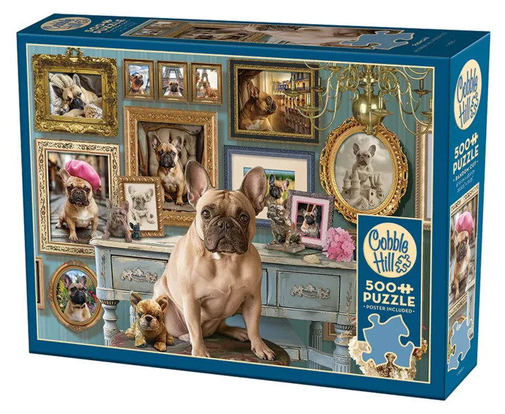 Puzzle 500 Buldog francuski 113529 zdjęcie 1