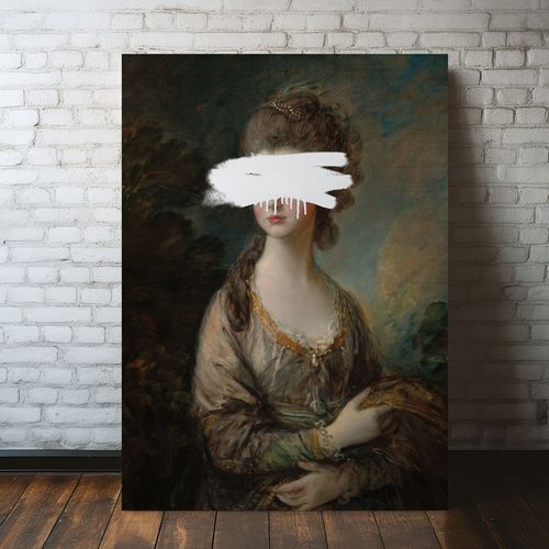 Obraz na płótnie portret spray pop art 80x120 cm na Arena.pl