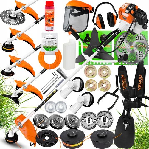 KOSA SPALINOWA VENOM PODKASZARKA SILNIK 3xGŁOWICA 2xTARCZA OLEJ 20W1 na Arena.pl