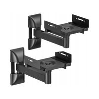 2X TAGA HARMONY TSS-50W UCHWYTY ŚCIENNE DO KOLUMN GŁOŚNIKOWYCH CZARNE PARA