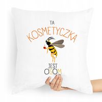 Poduszka Prezent Dla Kosmetyczki Jest Osom Z Nadrukiem Ze Zdjęciem