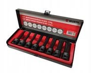 WURTH KLUCZ NASADKI UDAROWE 1/2 CALA TORX TX PROFESJONALNE 8 SZT 0715900100