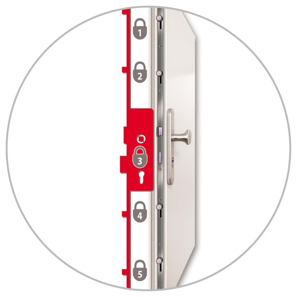 Drzwi wejściowe zewnętrzne, antracytowe, 98 x 208 cm zdjęcie 4