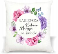 foto PODUSZKA PREZENT Najlepsza BABCIA imię Babci