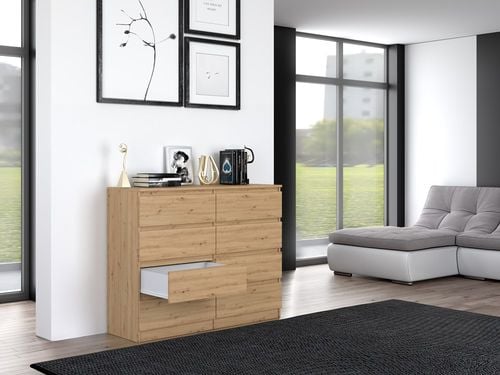 KOMODA MALWA M8 120 - DĄB ARTISAN na Arena.pl