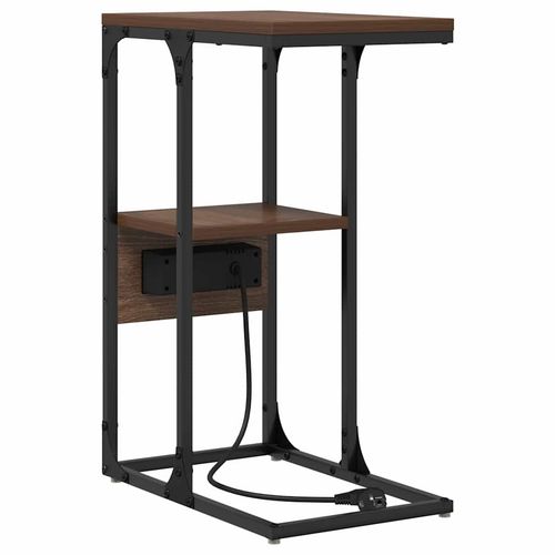 Szafka Nocna z szufladą Brązowy dąb 41.5 x 26 x 60.5 cm na Arena.pl