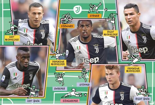 Puzzle 104 elementów Maxi Juventus na Arena.pl
