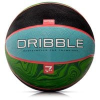 Piłka koszykowa Meteor Dribble niebieski/zielony — Rozmiar: uniw