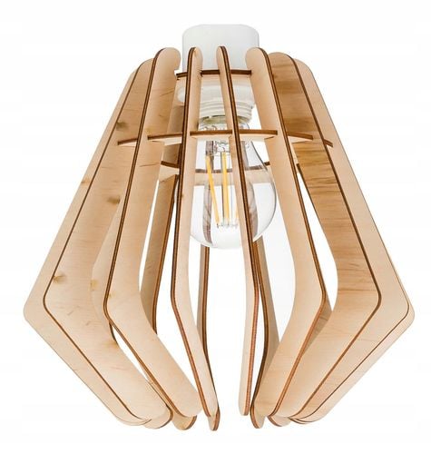 Lampa kinkiet E27 ścienny ruch loft Drewno na E27 na Arena.pl