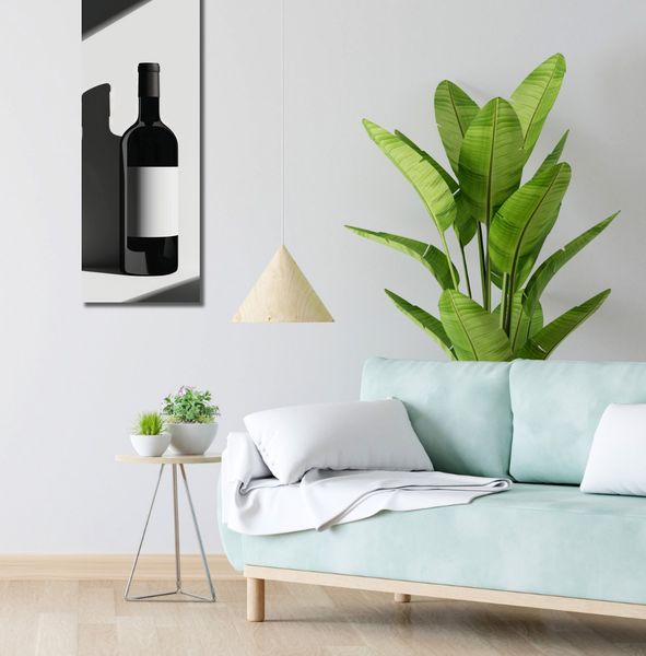 Obraz 30x100cm Butla Wina zdjęcie 2