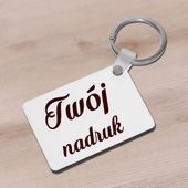 Brelok z MDF-u z Twoim nadrukiem lub zdjęciem