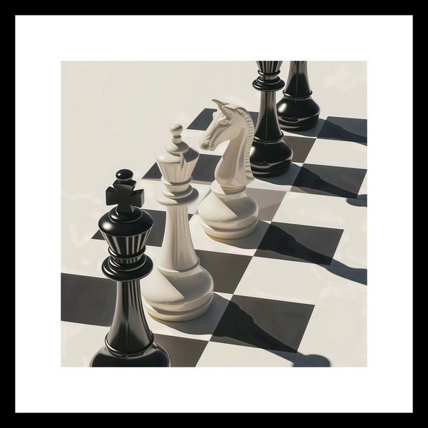 Plakat 20x20cm Szach i Mat zdjęcie 3