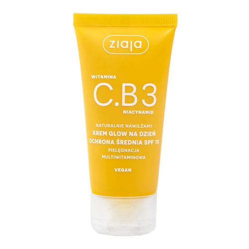 Krem do twarzy Glow SPF15 z witaminą C Ziaja Witamina C.B3 Niacynamid 50ml na Arena.pl