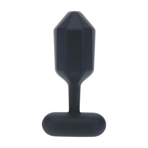 Hexagonal Vibrating Silicone Anal Plug - L - Black na Arena.pl