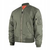 KURTKA WOJSKOWA PILOTKA MA1 BASIC US ARMY FLEK FLYERS MIL-TEC OLIVE XL