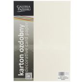 karton ozdobny gładki kremowy 200g/m2 (50) 202830