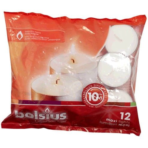 Świece Bolsius 10h 12 sztuk zdjęcie 1