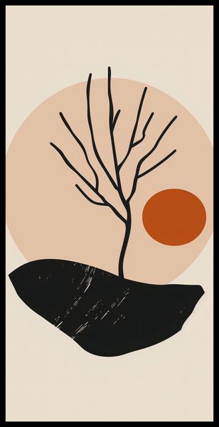 Plakat 50x100cm Nagie Drzewo zdjęcie 2