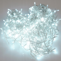 Kurtyna Świetlna Girlanda Świąteczna Zewnętrzna Ogrodowa Lampki 500LED 11,5