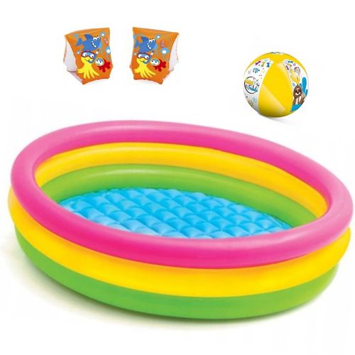 BRODZIK BASENIK DMUCHANY DLA DZIECKA INTEX 57412 114x25cm na Arena.pl