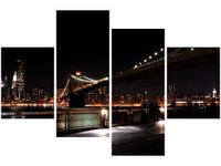 140CM 70 OBRAZ BROOKLYN BRIDGE MITH17 ŚCIENNY