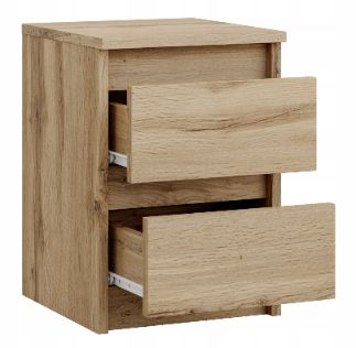 SZAFKA NOCNA WOTAN STOLIK NOCNY DWIE SZUFLADY 30cm SYPIALNIA SALON na Arena.pl