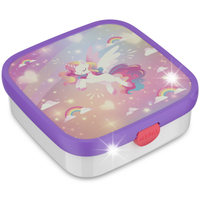 MEPAL LUNCHBOX CAMPUS BENTO LARGE UNICORN GLOW ŚNIADANIÓWKA Z WIDELCEM 1650