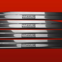 Listwa progowa NISSAN NAVARA D40 TITANIUM Stal nierdzewna 304 połysk 4szt