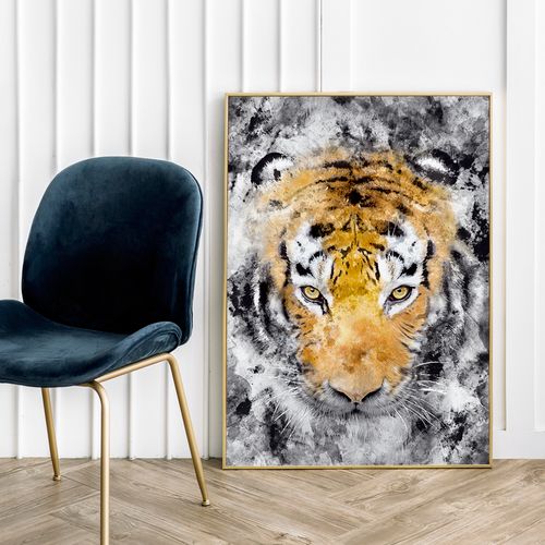 Plakat tygrys abstrakcja 30x40 cm na Arena.pl