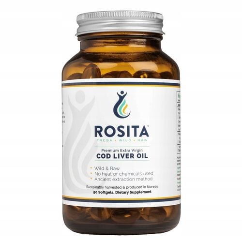 Tran Rosita Extra-Virgin Cod Liver Oil (EVCLO) 90 kapsułek na Arena.pl