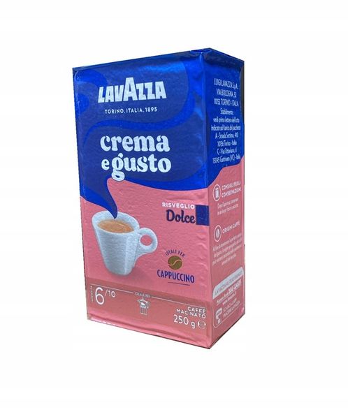 Włoska kawa mielona Crema e Gusto Dolce Lavazza 250 g zdjęcie 1