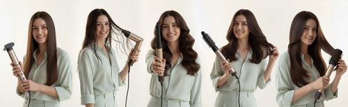 Dekraft Air Styler ICED LATTE suszarko-lokówka z jonizacją, NTC 1500W na Arena.pl