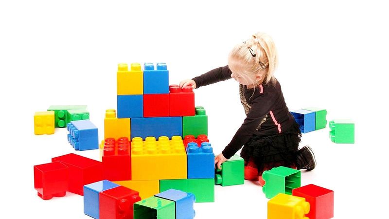 Klocki budowlane 45 elementy cegiełki 37510 zdjęcie 3