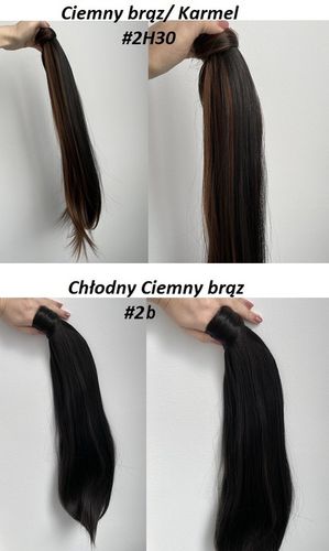 Doczepiany KUCYK kitka 60 cm jak Naturalne CAŁKOWICIE MATOWE ! Kolory na Arena.pl