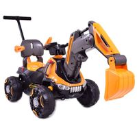 DUŻA KOPARKA JEŹDZIK NA AKUMULATOR RUCHOMA ŁYŻKA SPRZĘGŁO RĄCZKA PILOT