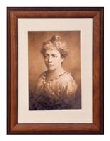 Ramka drewniana brązowa RETRO 30x40 Prostokątne tło