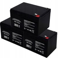 ZESTAW 36V 3x AKUMULATOR 12V 12Ah ROWER HULAJNOGA