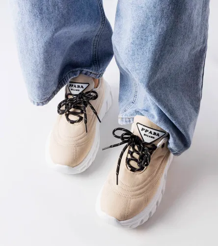 Beżowe sneakersy Aisys 37 na Arena.pl