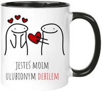 KUBEK PREZENT DLA DZIEWCZYNY KOLEŻANKI CHŁOPAKA NA WALENTYNKI URODZINY