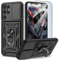 Etui do Samsung S25 Ultra PANCERNE SLIDE RING CASE + SZKŁO 9H