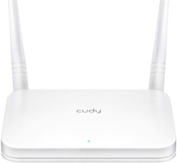 Mały Router dom-owy WiFi CUDY WR300 N300 switch 4xLAN 1xWAN 2.4 VPN biały