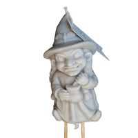 Świeca Dekoracyjna Biała Sojowa Naturalna Ozdobna Prezent Baba Jaga