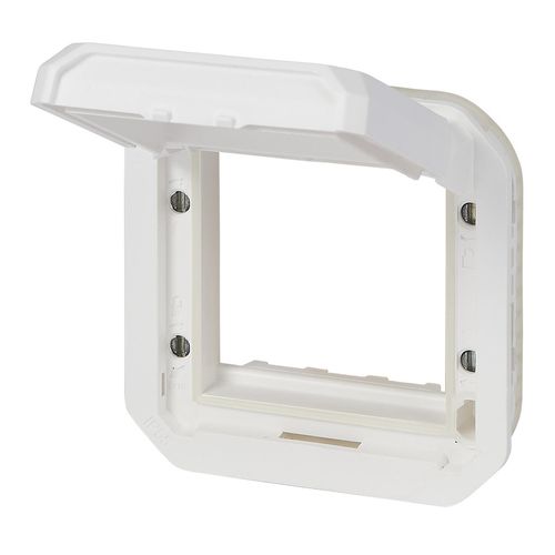 Nowe Plexo - Adapter Arteor/Mosaic z przyciemnioną klapką, mechanizm - biały - Legrand 069684L na Arena.pl