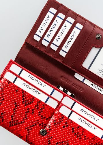 portfel damski skóra + pu px24-dnh-bl-2267 red na Arena.pl