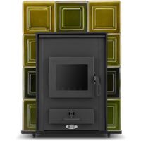 Piec kominek kaflowy kocioł CO z płaszczem wodnym SEVILLA o mocy 15kW