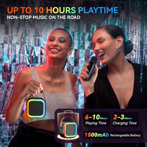 Ankuka Karaoke przenośne głośnik karaoke Bluetooth + 2 Mikrofony HIT ! na Arena.pl