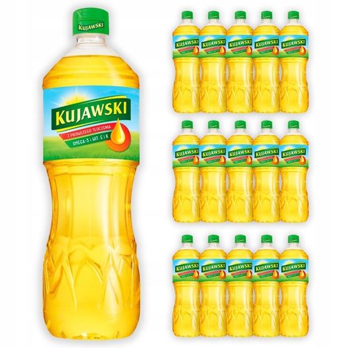 Kujawski Olej Rzepakowy 1l - orginalne opakowanie na Arena.pl