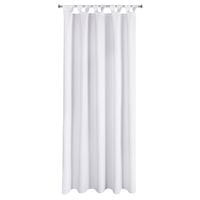 Zasłona GARDEN 2 155X220 biała gładka na szelkach wodoodporna